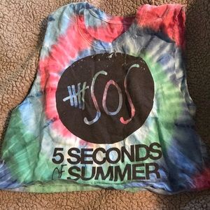 5SOS cropped muscle tank
